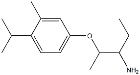 4-[(3-aminopentan-2-yl)oxy]-2-methyl-1-(propan-2-yl)benzene