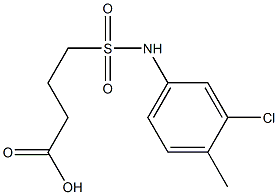  4-[(3-chloro-4-methylphenyl)sulfamoyl]butanoic acid