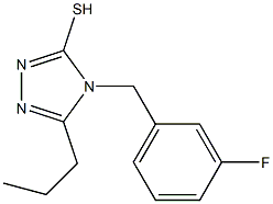 4-[(3-fluorophenyl)methyl]-5-propyl-4H-1,2,4-triazole-3-thiol|