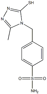 4-[(3-methyl-5-sulfanyl-4H-1,2,4-triazol-4-yl)methyl]benzene-1-sulfonamide