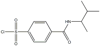  4-[(3-methylbutan-2-yl)carbamoyl]benzene-1-sulfonyl chloride