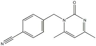  4-[(4,6-dimethyl-2-oxopyrimidin-1(2H)-yl)methyl]benzonitrile