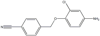  4-[(4-amino-2-chlorophenoxy)methyl]benzonitrile