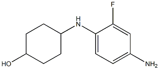 4-[(4-amino-2-fluorophenyl)amino]cyclohexan-1-ol