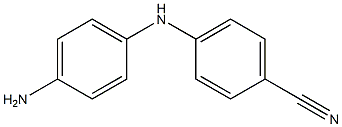 4-[(4-aminophenyl)amino]benzonitrile 化学構造式