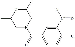 4-[(4-chloro-3-nitrophenyl)carbonyl]-2,6-dimethylmorpholine