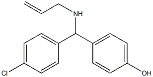 4-[(4-chlorophenyl)(prop-2-en-1-ylamino)methyl]phenol