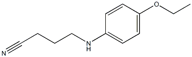 4-[(4-ethoxyphenyl)amino]butanenitrile Structure