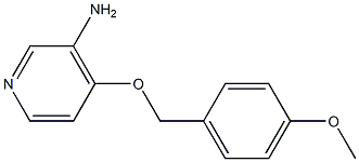 4-[(4-methoxyphenyl)methoxy]pyridin-3-amine Structure