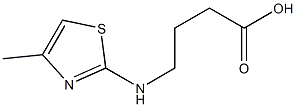 4-[(4-methyl-1,3-thiazol-2-yl)amino]butanoic acid