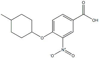 4-[(4-methylcyclohexyl)oxy]-3-nitrobenzoic acid|