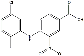  4-[(5-chloro-2-methylphenyl)amino]-3-nitrobenzoic acid