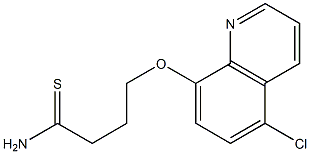 4-[(5-chloroquinolin-8-yl)oxy]butanethioamide|