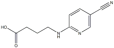 4-[(5-cyanopyridin-2-yl)amino]butanoic acid