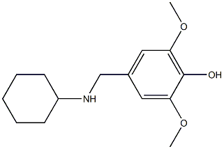 4-[(cyclohexylamino)methyl]-2,6-dimethoxyphenol