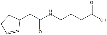 4-[(cyclopent-2-en-1-ylacetyl)amino]butanoic acid|