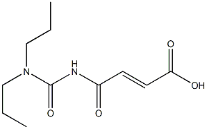 4-[(dipropylcarbamoyl)amino]-4-oxobut-2-enoic acid 结构式