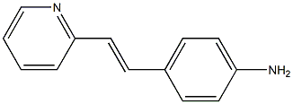 4-[(E)-2-(pyridin-2-yl)ethenyl]aniline Structure