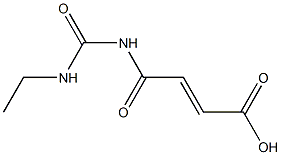 4-[(ethylcarbamoyl)amino]-4-oxobut-2-enoic acid 结构式