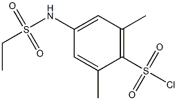 4-[(ethylsulfonyl)amino]-2,6-dimethylbenzenesulfonyl chloride|