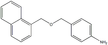 4-[(naphthalen-1-ylmethoxy)methyl]aniline