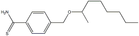 4-[(octan-2-yloxy)methyl]benzene-1-carbothioamide|