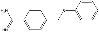 4-[(phenylsulfanyl)methyl]benzene-1-carboximidamide|