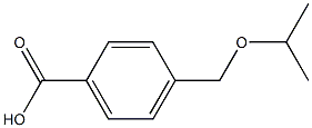 4-[(propan-2-yloxy)methyl]benzoic acid 结构式