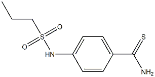 4-[(propylsulfonyl)amino]benzenecarbothioamide|