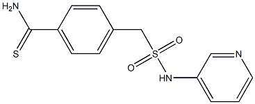 4-[(pyridin-3-ylsulfamoyl)methyl]benzene-1-carbothioamide Structure