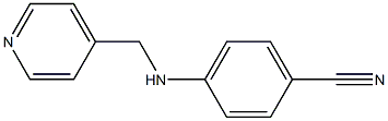 4-[(pyridin-4-ylmethyl)amino]benzonitrile Structure