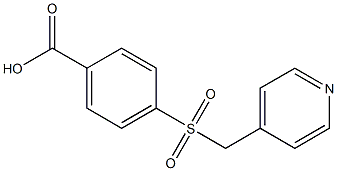 4-[(pyridin-4-ylmethyl)sulfonyl]benzoic acid