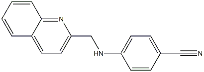 4-[(quinolin-2-ylmethyl)amino]benzonitrile