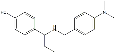 4-[1-({[4-(dimethylamino)phenyl]methyl}amino)propyl]phenol