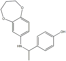 4-[1-(3,4-dihydro-2H-1,5-benzodioxepin-7-ylamino)ethyl]phenol