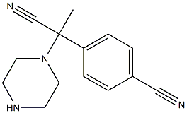  4-[1-cyano-1-(piperazin-1-yl)ethyl]benzonitrile