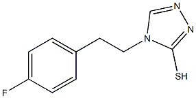 4-[2-(4-fluorophenyl)ethyl]-4H-1,2,4-triazole-3-thiol Structure