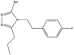 4-[2-(4-fluorophenyl)ethyl]-5-propyl-4H-1,2,4-triazole-3-thiol