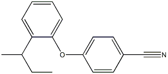 4-[2-(butan-2-yl)phenoxy]benzonitrile Struktur