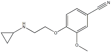 4-[2-(cyclopropylamino)ethoxy]-3-methoxybenzonitrile