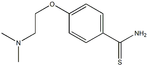 4-[2-(dimethylamino)ethoxy]benzenecarbothioamide|