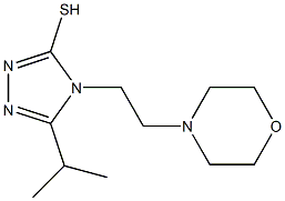 4-[2-(morpholin-4-yl)ethyl]-5-(propan-2-yl)-4H-1,2,4-triazole-3-thiol Structure