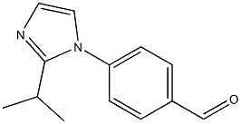 4-[2-(propan-2-yl)-1H-imidazol-1-yl]benzaldehyde Struktur