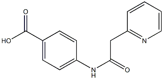 4-[2-(pyridin-2-yl)acetamido]benzoic acid