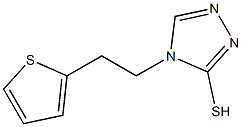 4-[2-(thiophen-2-yl)ethyl]-4H-1,2,4-triazole-3-thiol 结构式