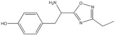  4-[2-amino-2-(3-ethyl-1,2,4-oxadiazol-5-yl)ethyl]phenol