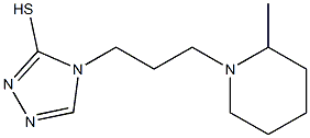 4-[3-(2-methylpiperidin-1-yl)propyl]-4H-1,2,4-triazole-3-thiol Struktur