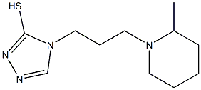 4-[3-(2-methylpiperidin-1-yl)propyl]-4H-1,2,4-triazole-3-thiol 化学構造式