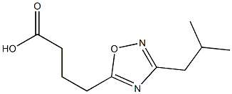 4-[3-(2-methylpropyl)-1,2,4-oxadiazol-5-yl]butanoic acid