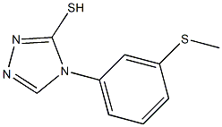  4-[3-(methylsulfanyl)phenyl]-4H-1,2,4-triazole-3-thiol